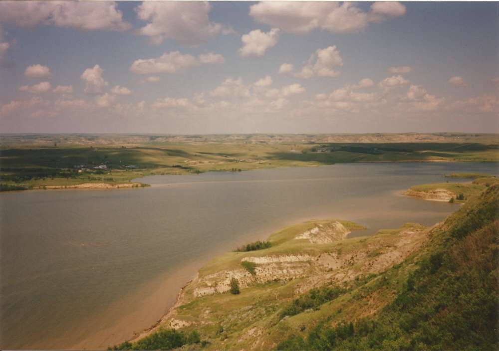 Lake Sakakawea - the second largest lake in the United States by area