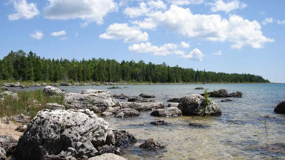 Lake Huron - one of the five Great Lakes of North America