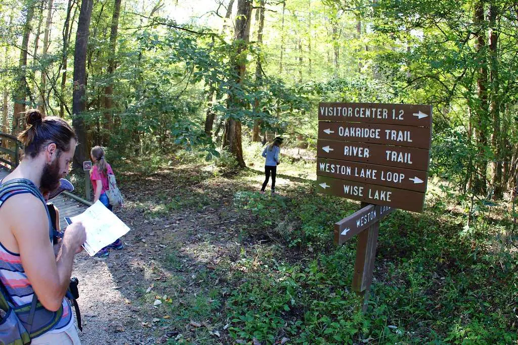 Go for hike in the Weston Lake Loop
