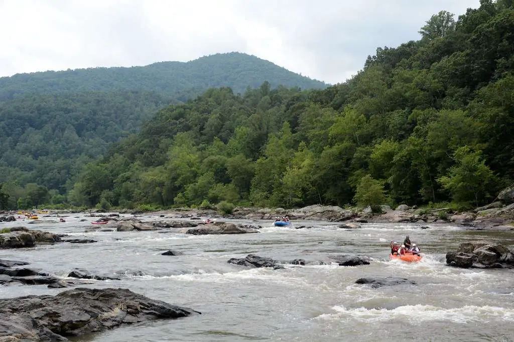 White Water Rafting on the French Broad River