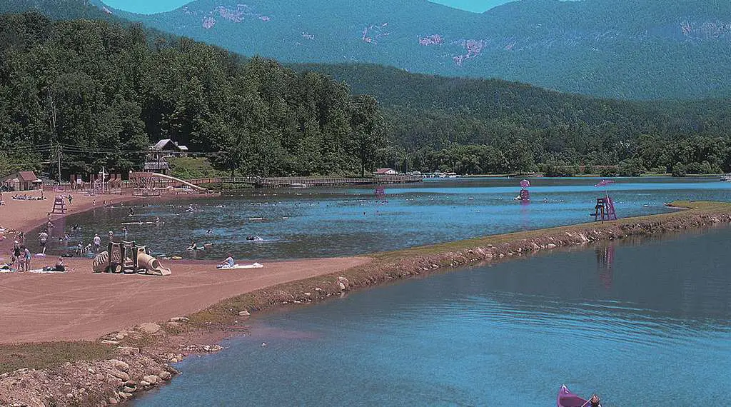 Beach and Water Park at Lake Lure