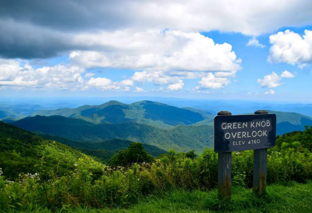 the Blue Ridge Parkway