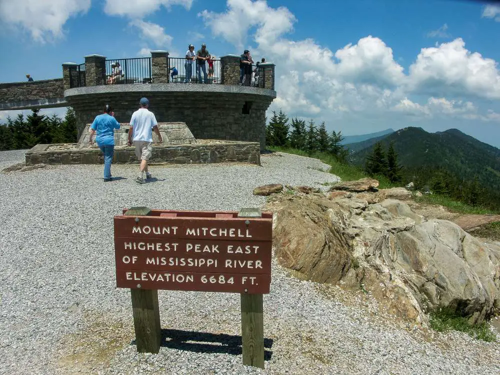 Visit to the highest peak of Mississippi at Mount Mitchell State Park