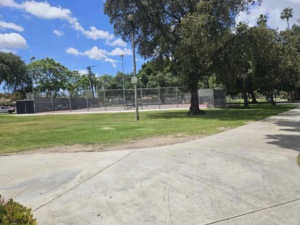 Anaheim's Pearson Park tennis courts