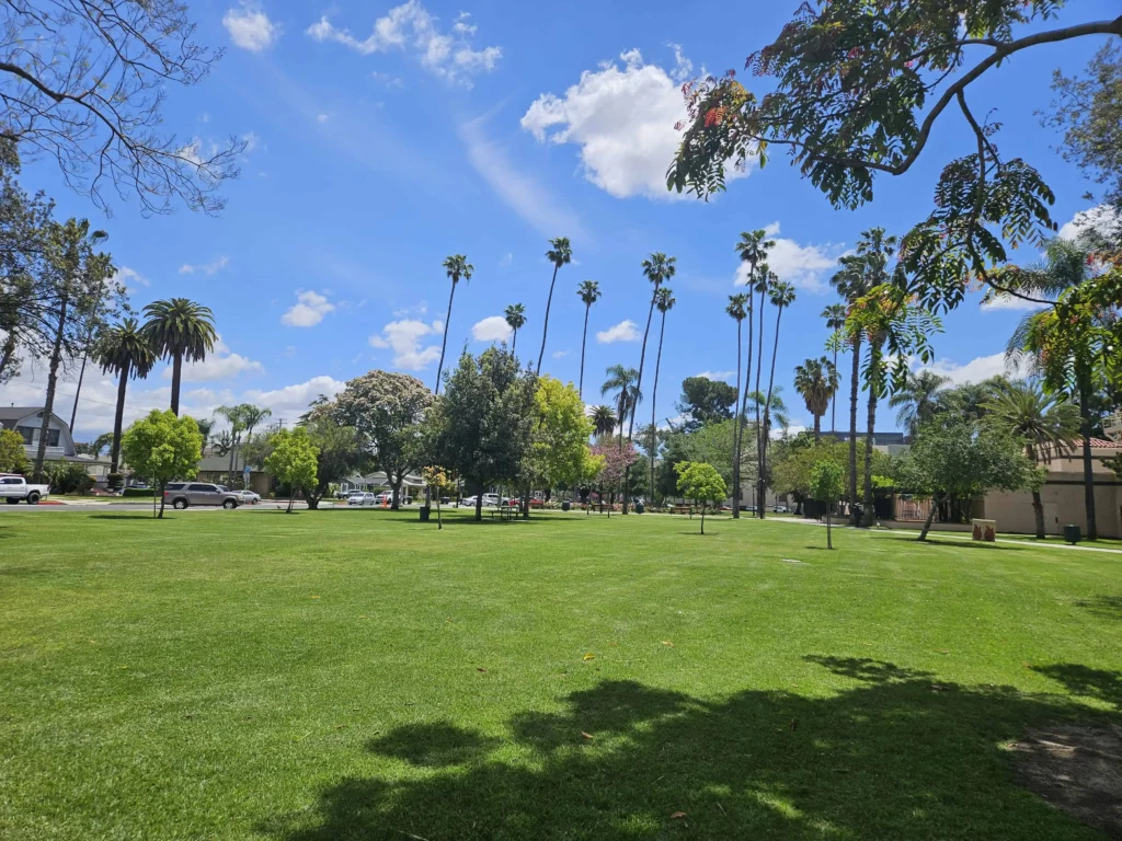 Anaheim's Pearson Park wide view