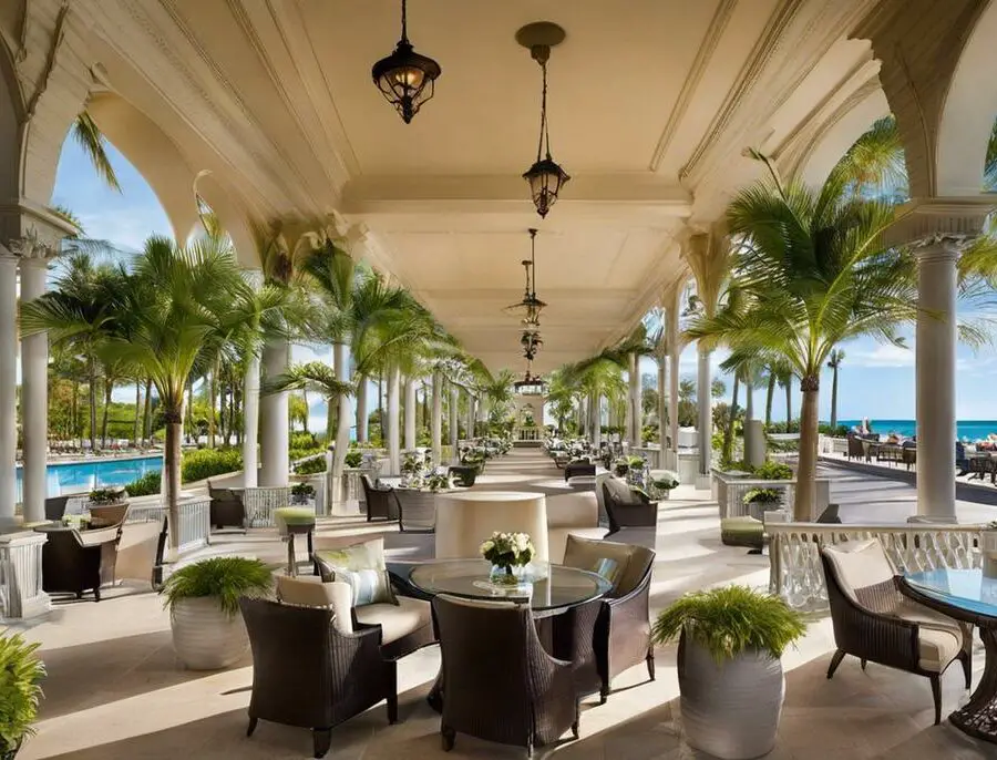 The Breakers Hotel - A luxurious beachfront resort surrounded by palm trees and offering a variety of outdoor activities
