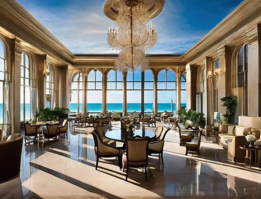 Image of the Breakers Hotel, showcasing its breathtaking oceanfront view and luxurious facilities